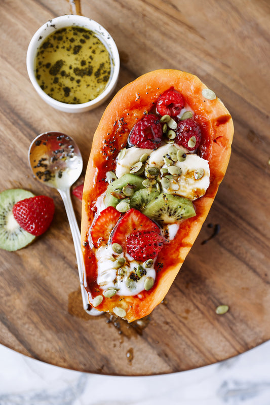 Papaya Fruit Bowl