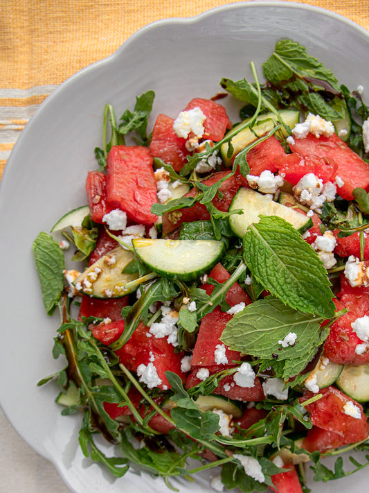 Watermelon Salad with Mint & Feta