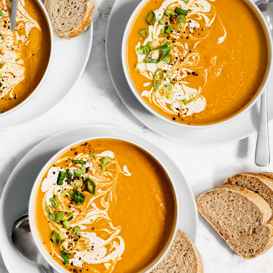 Spiced Butternut Squash & Carrot Soup