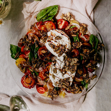 Grilled Stone Fruit and Heirloom Tomato Summer Salad