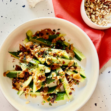 Chili Crisp & Peanut Cucumber Salad