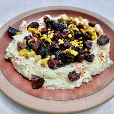 Whipped Feta and Dates with Pistachio