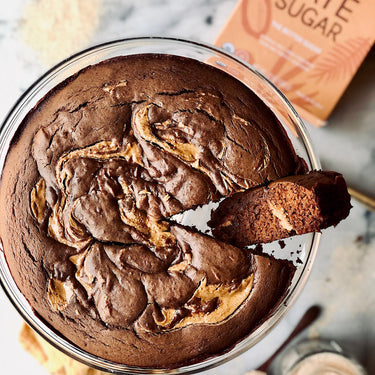 Chocolate & Almond Butter Swirl Cake