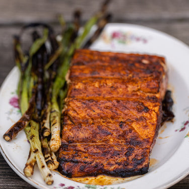 Grilled Harissa Salmon