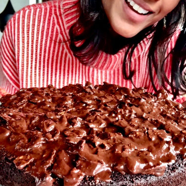 Date-Sweetened Chocolate Crunch Cake