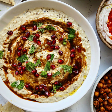 Baba Ganoush with Pomegranate