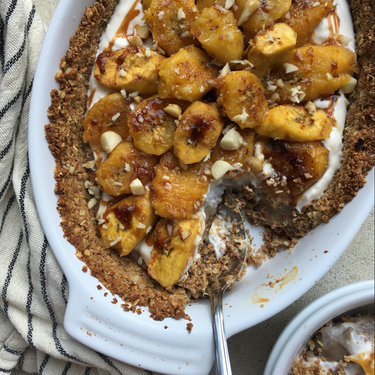 Caramelized Plantain Pudding