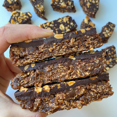 Best Vegan Pumpkin Butterfinger Bars