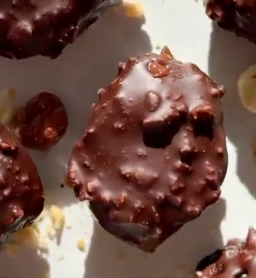 Ferrero Rocher–Inspired Stuffed Dates
