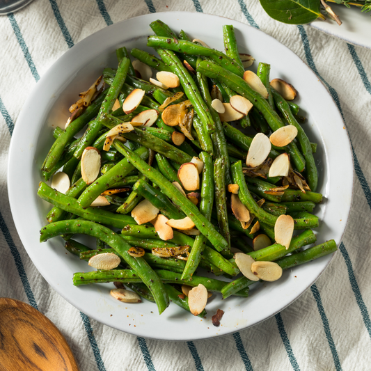 Green Beans 2 Ways - Almondine & Sweet and Sour