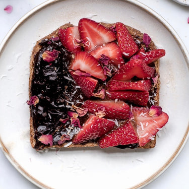 Sunflower Seed Nutella + Date Syrup Toasts