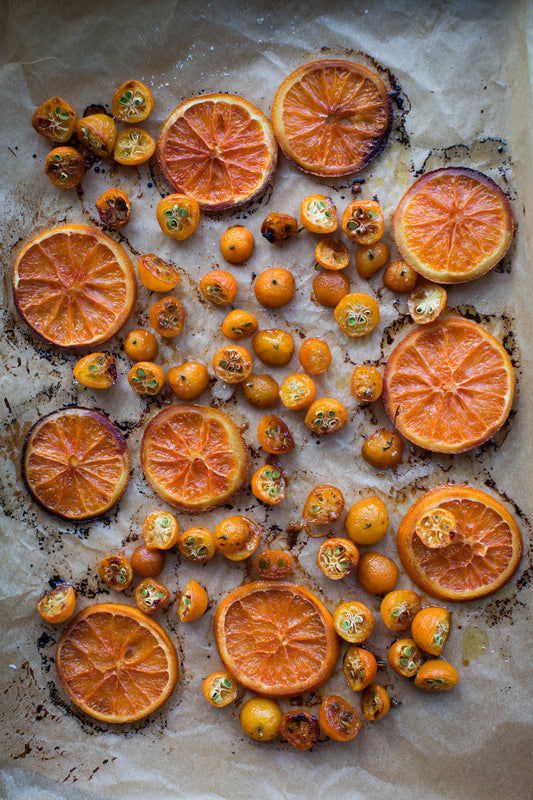 Sweet Roasted Kumquats