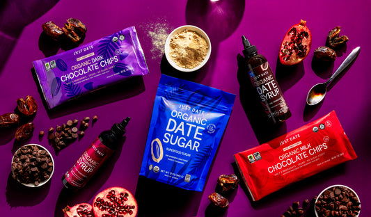 The Full Pantry (2x Dark | 2x Milk | 2x Dark Mini | 2x Date Sugar | 2x Date Syrup | 1x Pomegranate)